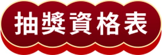抽獎資格表