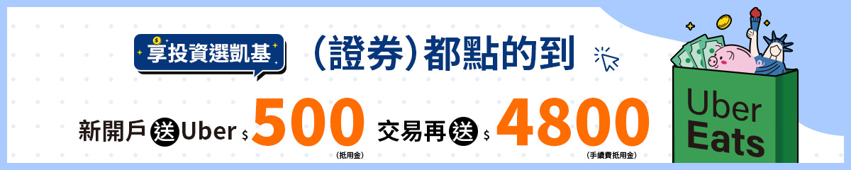 優惠總覽！台美股開戶、下單、定期定額享多種優惠－凱基證券